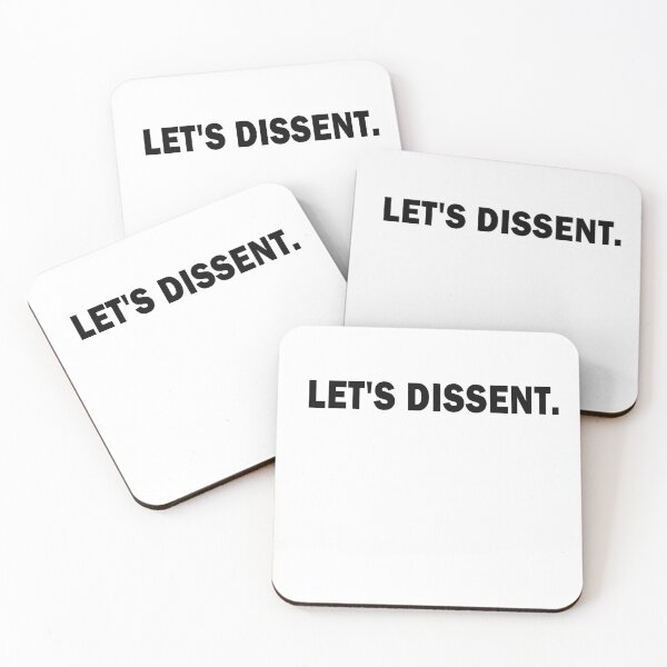 Item preview, let's Dissent Famous Quote R.B.G. let's DISSENT Rainbow Pride Protest designed and sold by tasmin-shop.