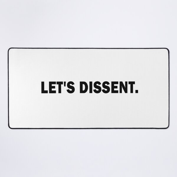 Item preview, let's Dissent Famous Quote R.B.G. let's DISSENT Rainbow Pride Protest  designed and sold by tasmin-shop.
