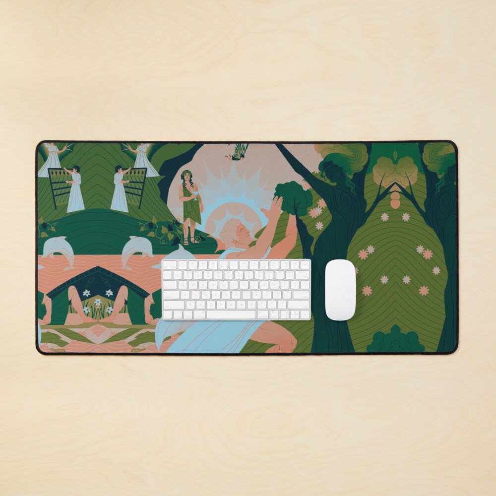 Item preview, Desk Mat designed and sold by flaroh.