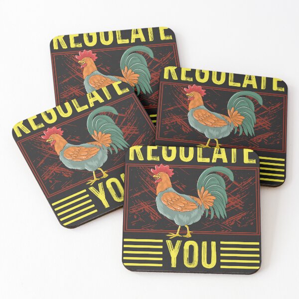 Item preview, Regulate Your Chicken Rooster designed and sold by HappyTeesCie Shop.