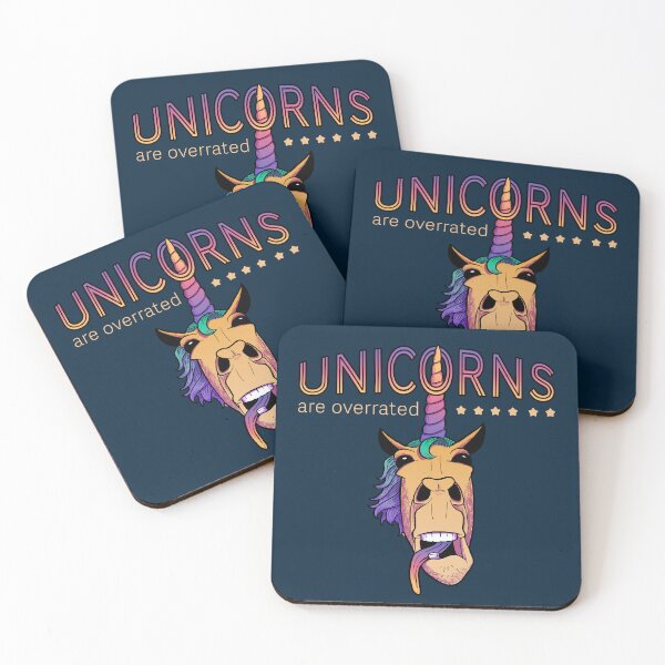 Item preview, Unicorns are overrated designed and sold by MuteEcho.