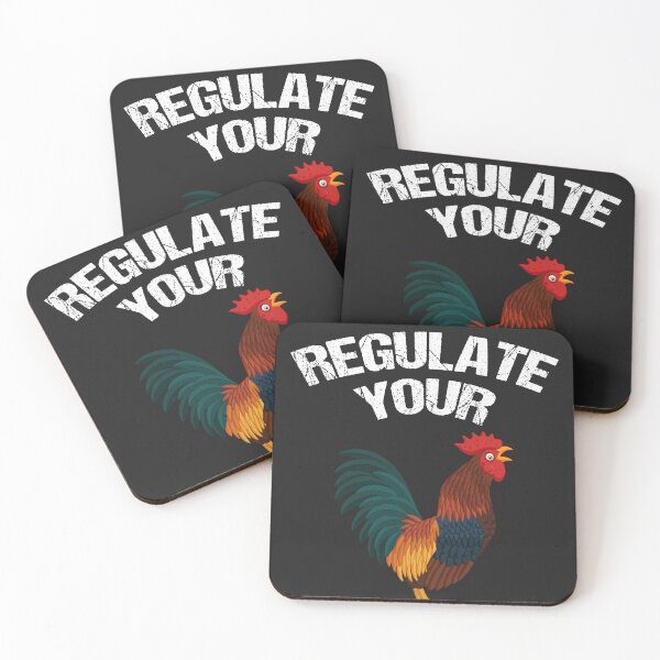 Item preview, Regulate Your Chicken Rooster Feminist designed and sold by HappyTeesCie Shop.