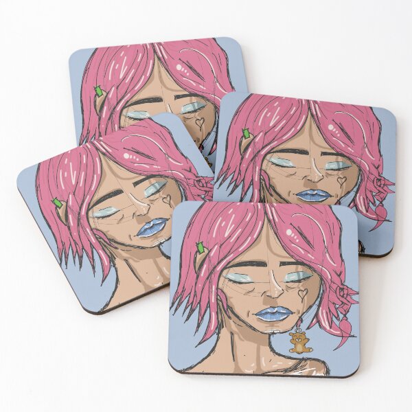 Item preview, The Pink haired Lady designed and sold by JustOneDay79.