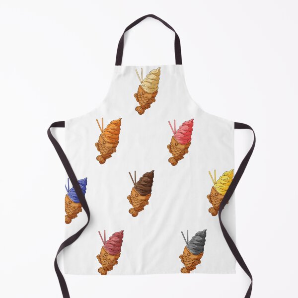 Item preview, Kawaii Taiyaki Ice Cream 10 Pack/Sheet designed and sold by kawaiisweet.