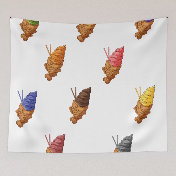 Item preview, Kawaii Taiyaki Ice Cream 10 Pack/Sheet designed and sold by kawaiisweet.