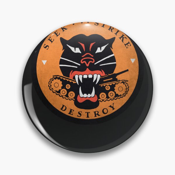 Item preview, Seek Strike Destroy Tank Destroyer Emblem E designed and sold by pichonchpasion.