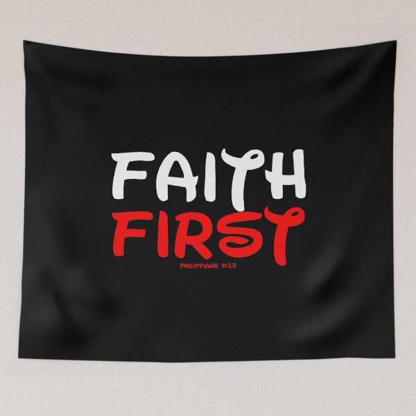 Item preview, FAITH FIRST  PHILIPPIANS 4:13 designed and sold by CRINGEWORTHY TEES.