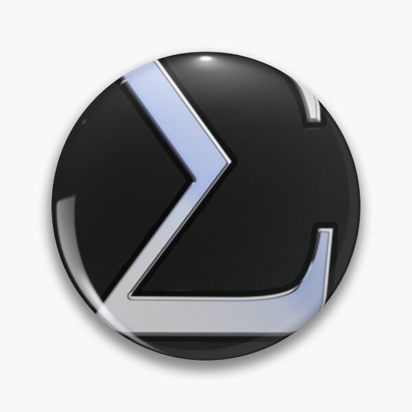 Item preview, Sigma Greek Letter Symbol Chrome Carbon Style designed and sold by pichonchpasion.