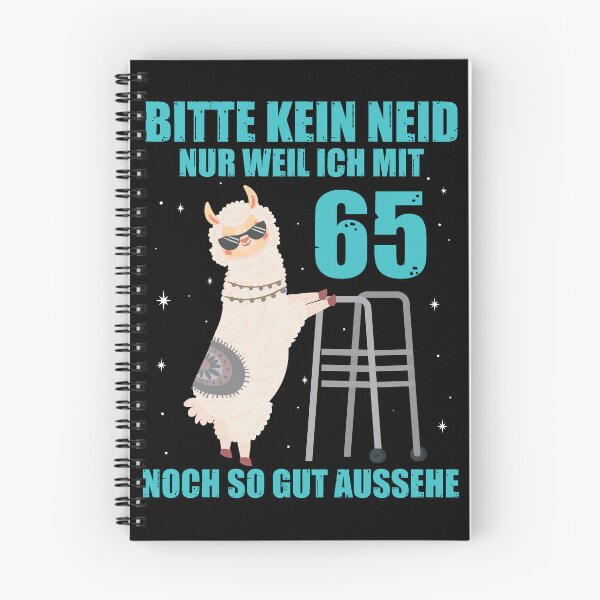 Item preview, 65. Geburtstag Geschenk Lama Alpaka Bitte Kein Neid 65 Jahre designed and sold by Lenny Stahl.