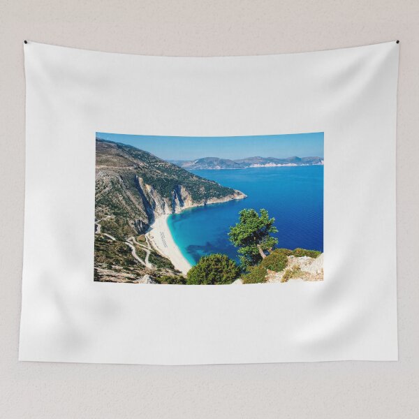 Item preview, Myrtos beach, Kefalonia. designed and sold by AdamsGrandad.