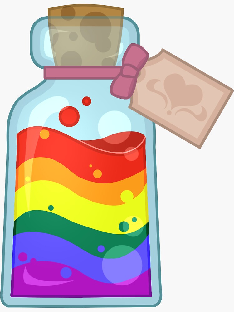 Pride Potion Rainbow Sticker For Sale By Dream Thunder Redbubble