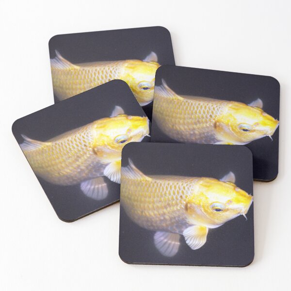 Item preview, Golden Lucky Koi Fish Feng Shui designed and sold by FengShuiLounge.