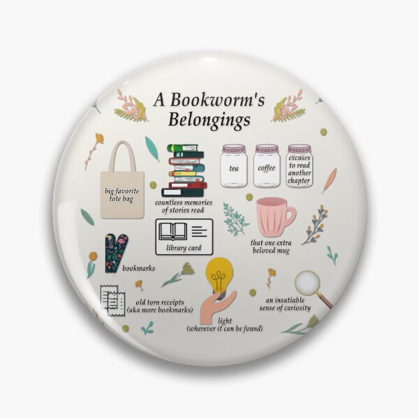 Item preview, A Bookworm's Belongings designed and sold by Pavnud.