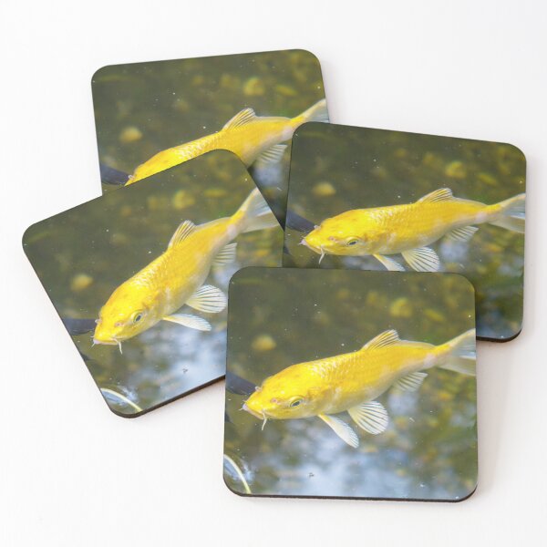 Item preview, Golden Lucky Koi Fish Feng Shui designed and sold by FengShuiLounge.