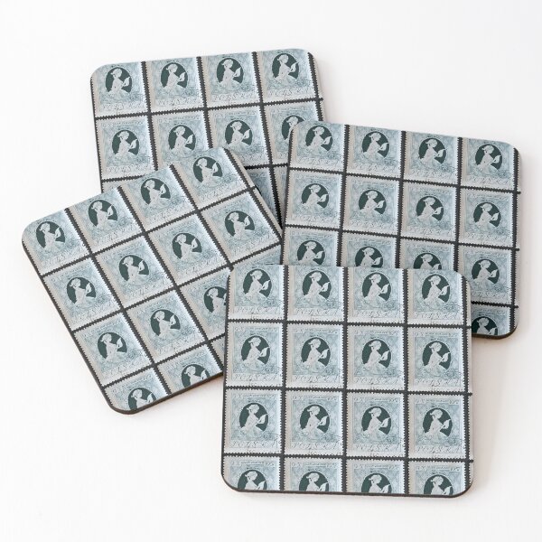 Item preview, Victorian Girl Vintage Postage Stamp designed and sold by Factory57.