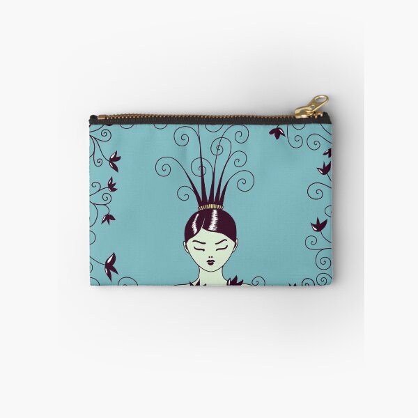 Item preview, Strange Hairstyle And Flowery Swirls designed and sold by Boriana Giormova.