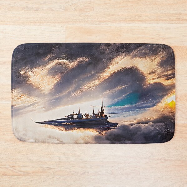 Item preview, Dirigible navegando a través de las nubes del corazón designed and sold by fizzribbit.