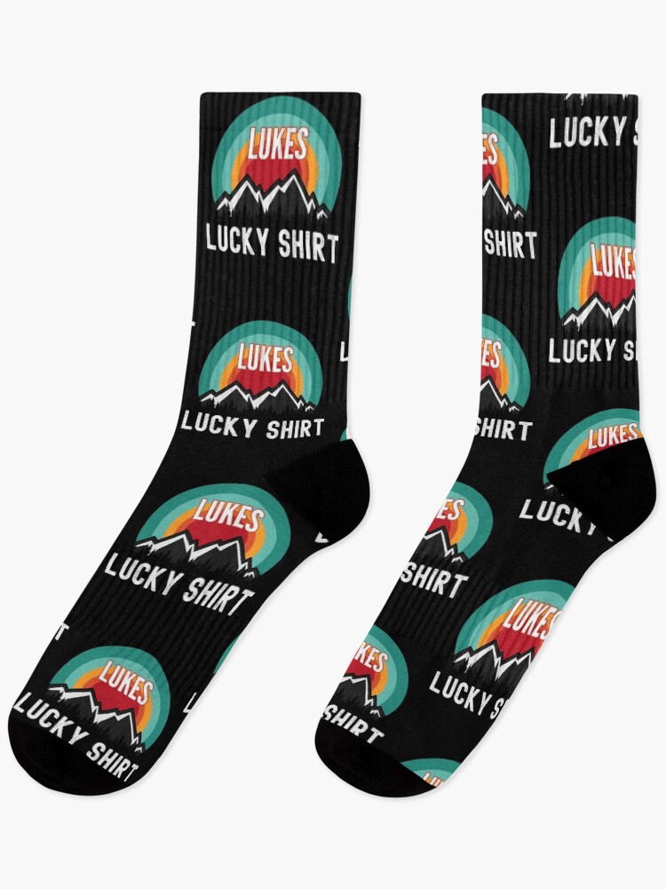 Thumbnail 1 von 5, Socken, Lukes Lucky Shirt designt und verkauft von Free Shipping ✨ TODAY ONLY!.