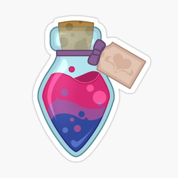 Pride Potion Bisexual Sticker For Sale By Dream Thunder Redbubble