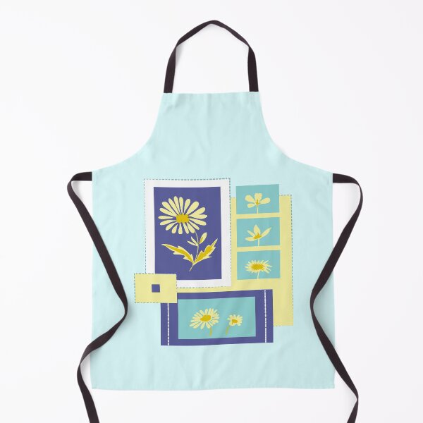 Item preview, Yellow Flowers Over Rectangles Background  designed and sold by danikaVT.