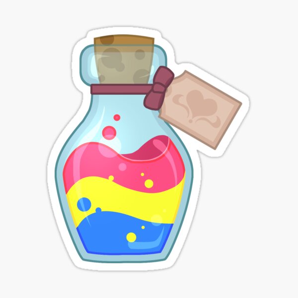 Pride Potion Pansexual Sticker For Sale By Dream Thunder Redbubble