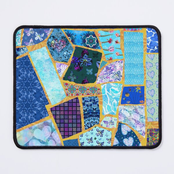 Item preview, Colorful patchwork kintsugi seamless pattern designed and sold by AleFairyland.