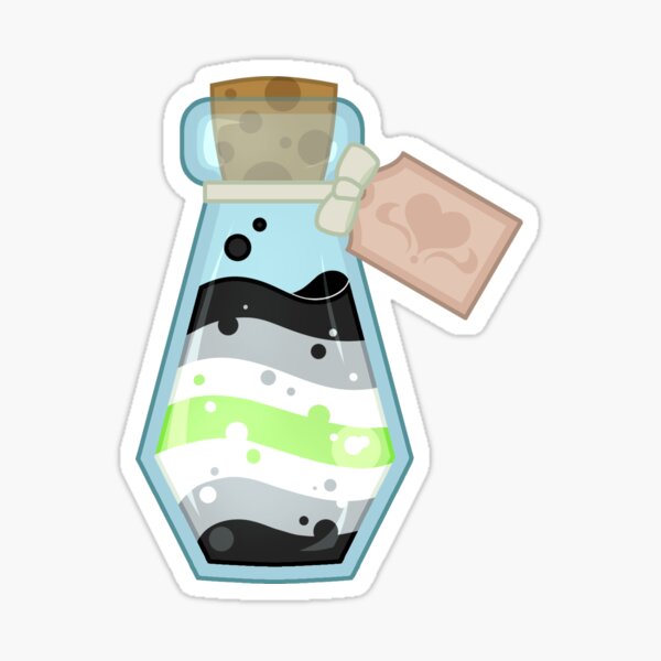 Pride Potion Agender Sticker For Sale By Dream Thunder Redbubble