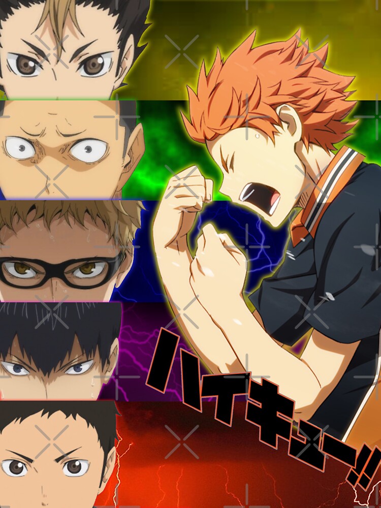 "Haikyuu Team Gruppe 1" T-Shirt von rayes88 | Redbubble