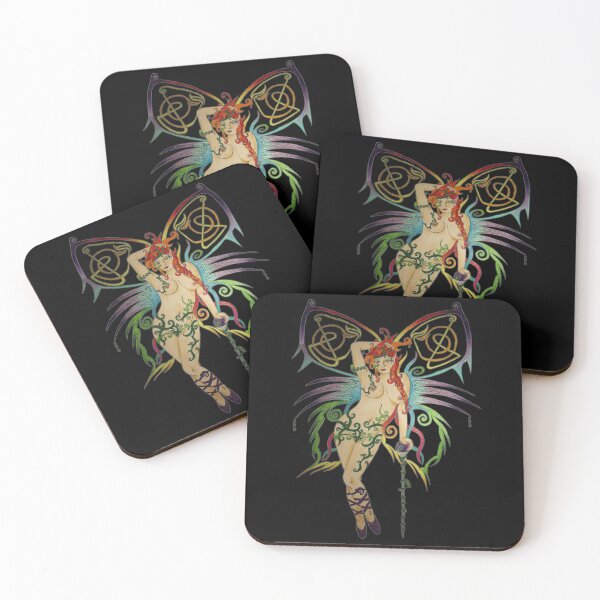 Artikelvorschau, Celtic Fairy on black entworfen und verkauft von GingerNutDesign.