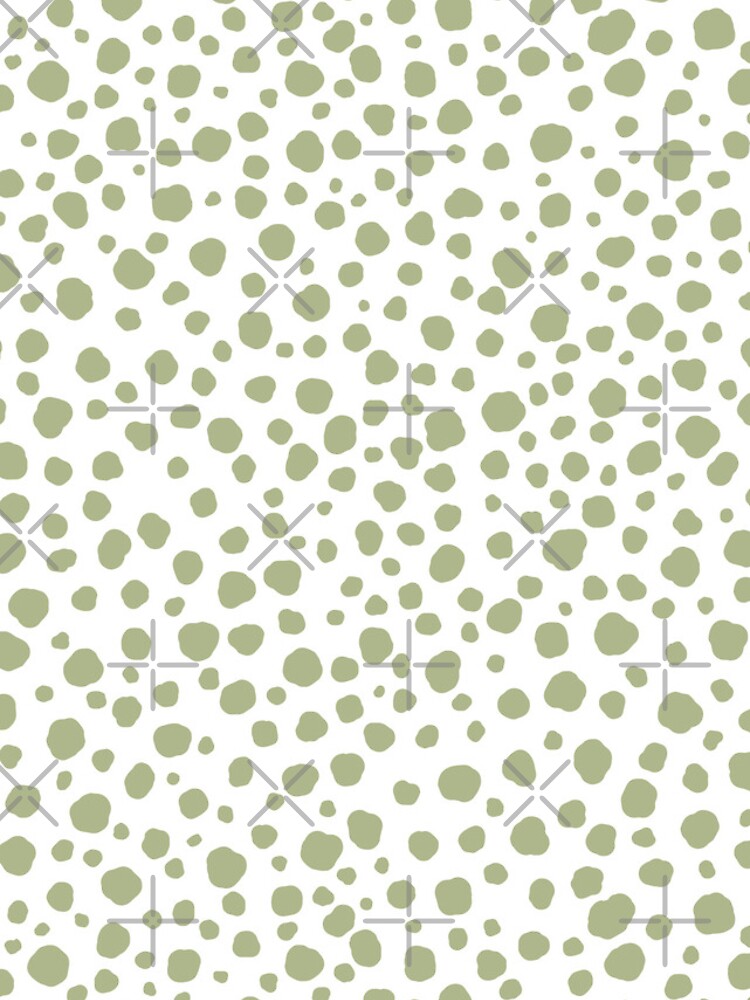Thumbnail 4 of 4, iPhone Case, Green Abstract Spots Pattern designed and sold by Calislahn.