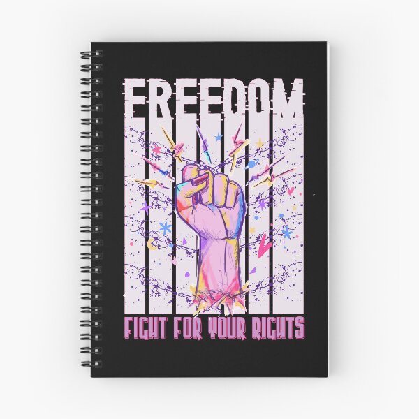 Item preview, Freedom: Fight for Your Rights T-Shirt designed and sold by DesiBoli.