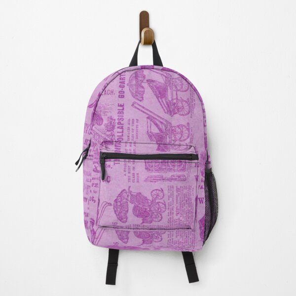 Item preview, Victorian Inspired Newsprint - Purple designed and sold by TotallyRetroArt.