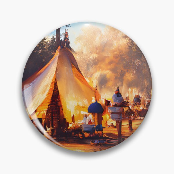 Item preview, Campsite teepee designed and sold by fizzribbit.