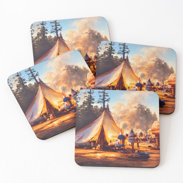 Item preview, Campsite teepee designed and sold by fizzribbit.