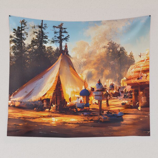 Item preview, Campsite teepee designed and sold by fizzribbit.