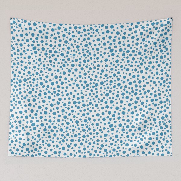 Item preview, Cyan Abstract Spots Pattern designed and sold by Calislahn.