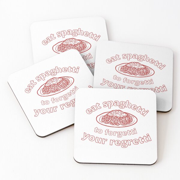 Item preview, Eat Spaghetti To Forgetti Your Regretti designed and sold by zakariadesigner.