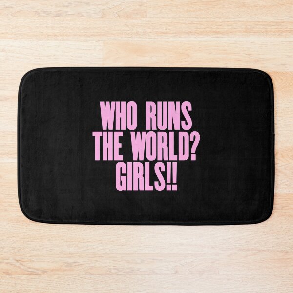 Item preview, Who Runs The World? Girls, Feminist T-Shirt, Feminist Hoodie, Feminist Typography, Feminist Pins, Sticker, Clifton Top, Feminist Poster & Art Board Prints designed and sold by ShaykhUmer.