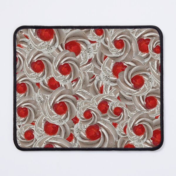Item preview, Cream With Cherries Motif Pattern designed and sold by DFLC Prints.