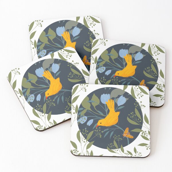 Item preview, Yellow Bird and Friend designed and sold by Ilana Ewing Designs.