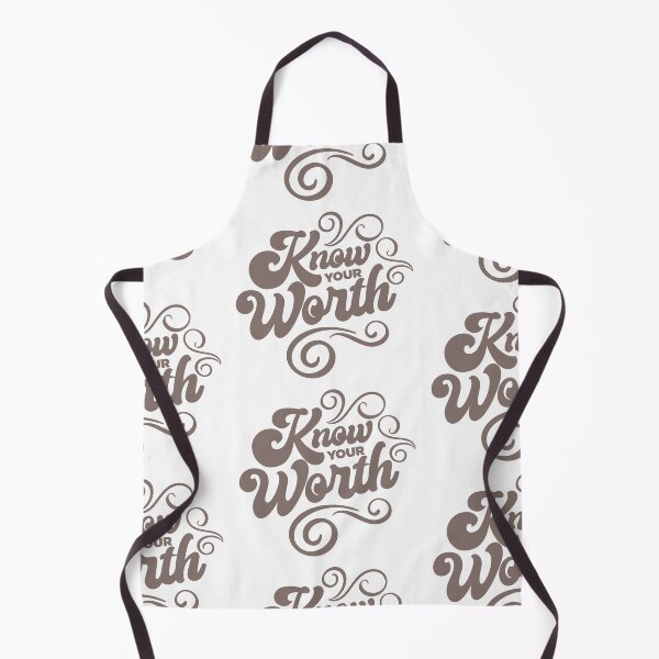 Item preview, Know your Worth, Motivational Quote, Entrepreneur Quote, Cute & Curly designed and sold by Rajan Supal.