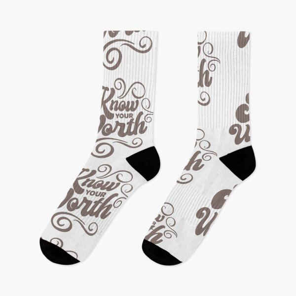 Item preview, Know your Worth, Motivational Quote, Entrepreneur Quote, Cute & Curly designed and sold by Rajan Supal.