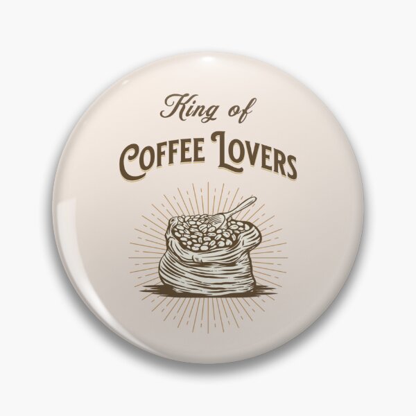 Item preview, King of Coffee Lovers Retro Vintage Coffee Beans in Sack designed and sold by LindaCooke.