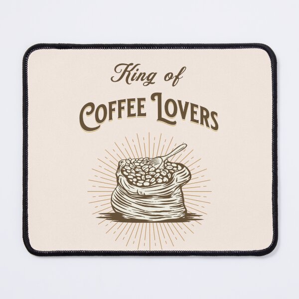 Item preview, King of Coffee Lovers Retro Vintage Coffee Beans in Sack designed and sold by LindaCooke.