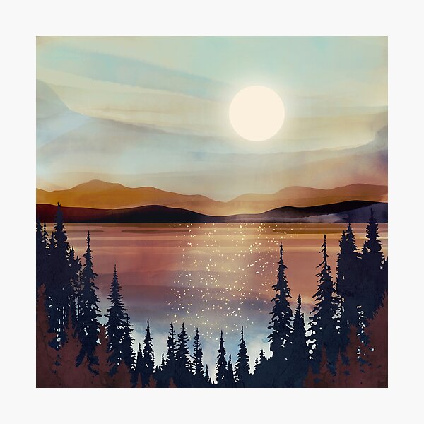 Item preview, Summer Lake Sunset designed and sold by spacefrogdesign.