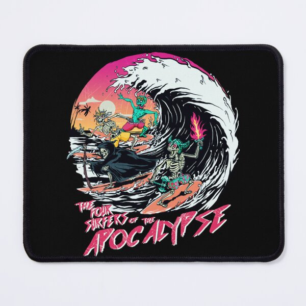 Item preview, The Four Surfers Of The Apocalypse Essential T-Shirt designed and sold by dianesandraon.
