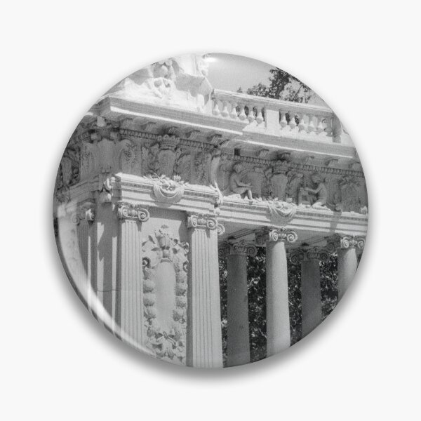 Item preview, Hermosas vistas del Parque del Retiro en Madrid, España | Europa en la película en blanco y negro designed and sold by julidescole.