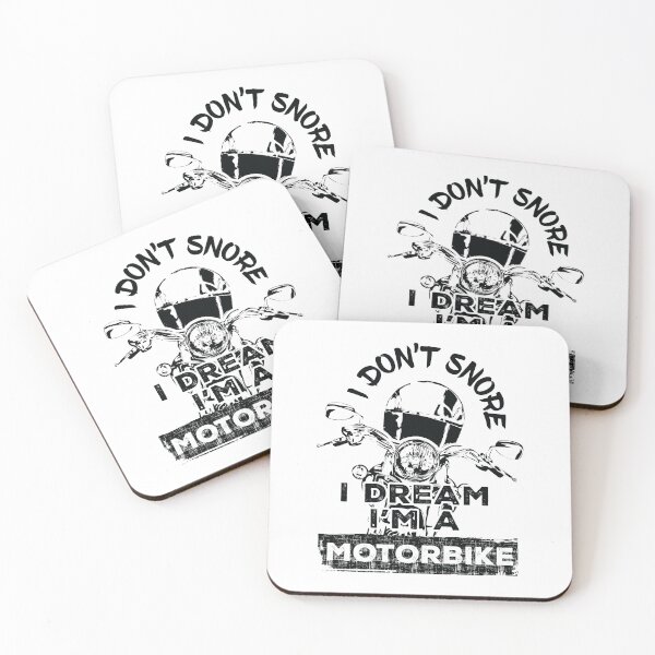 Item preview, I don't snore I dream I'm a motorbike - Black designed and sold by F440.