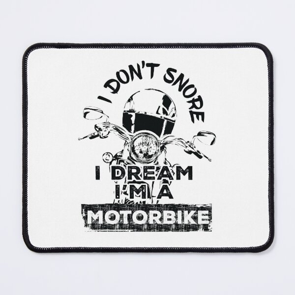 Item preview, I don't snore I dream I'm a motorbike - Black designed and sold by F440.