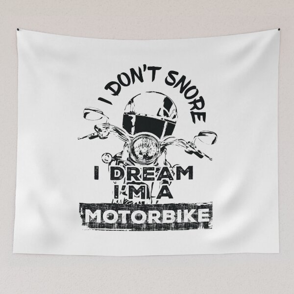 Item preview, I don't snore I dream I'm a motorbike - Black designed and sold by F440.